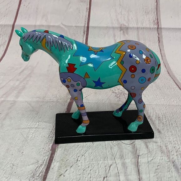 Trail of Painted Ponies Spirit War Pony(1462) 1E/7916 Artist Signed - Picture 3 of 12